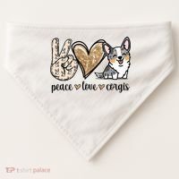 Blue Merle Corgi Gift USA-Made Doggie Bandana thumb 0