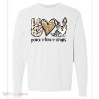 Blue Merle Corgi Gift Comfort Colors Heavyweight Long Sleeve T-Shirt thumb 0