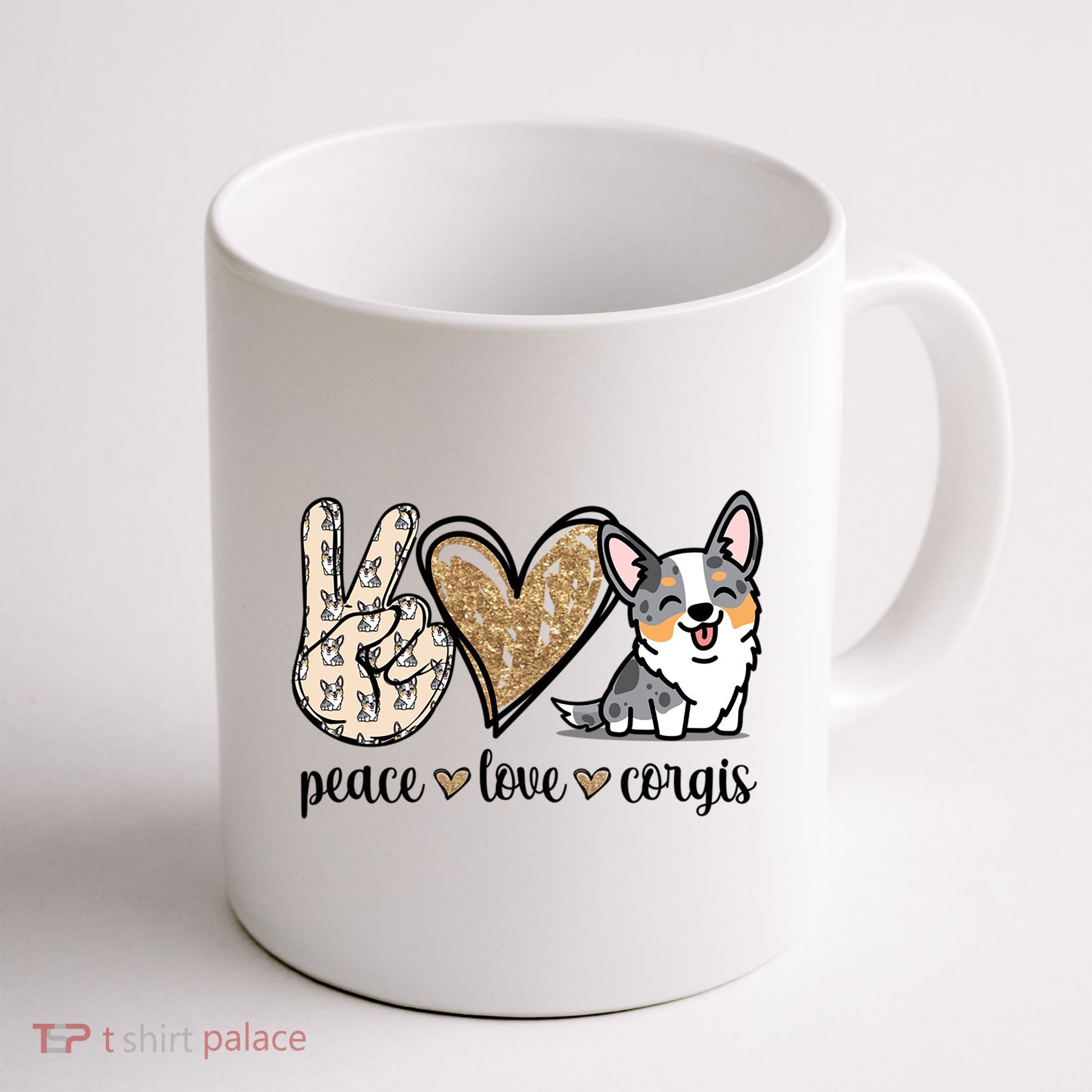 Blue Merle Corgi Gift Coffee Mug
