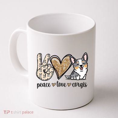 Blue Merle Corgi Gift Coffee Mug