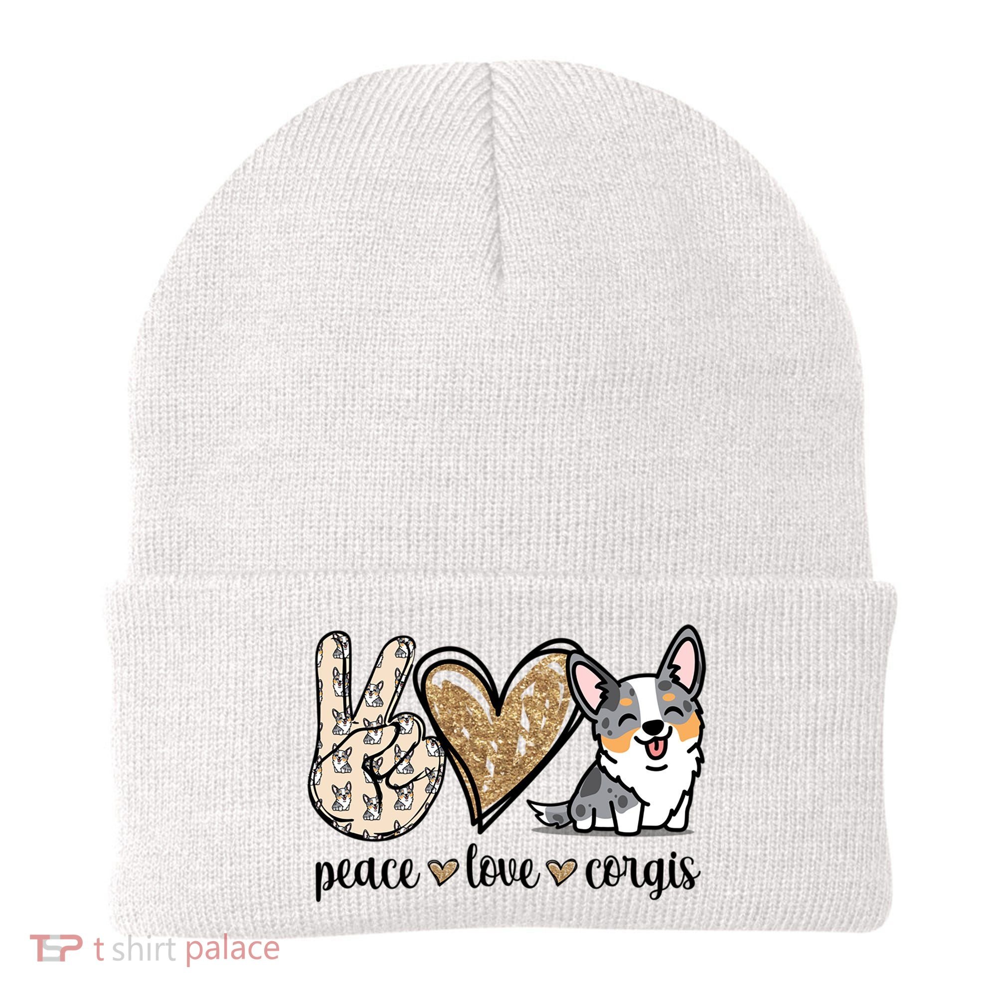 Blue Merle Corgi Gift Beanie
