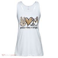 Blue Merle Corgi Gift Ladies Essential Flowy Tank thumb 0