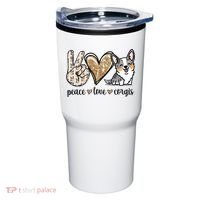 Blue Merle Corgi Gift Tumbler thumb 0