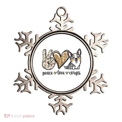 Blue Merle Corgi Gift Ornament