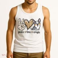 Blue Merle Corgi Gift Tank Top thumb 3