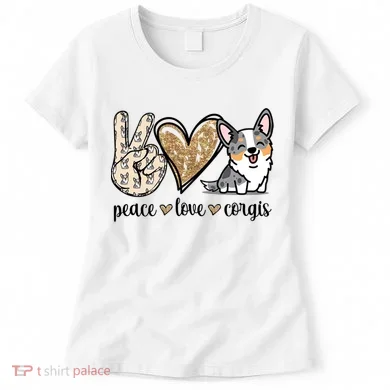 Blue Merle Corgi Gift Women's T-Shirt