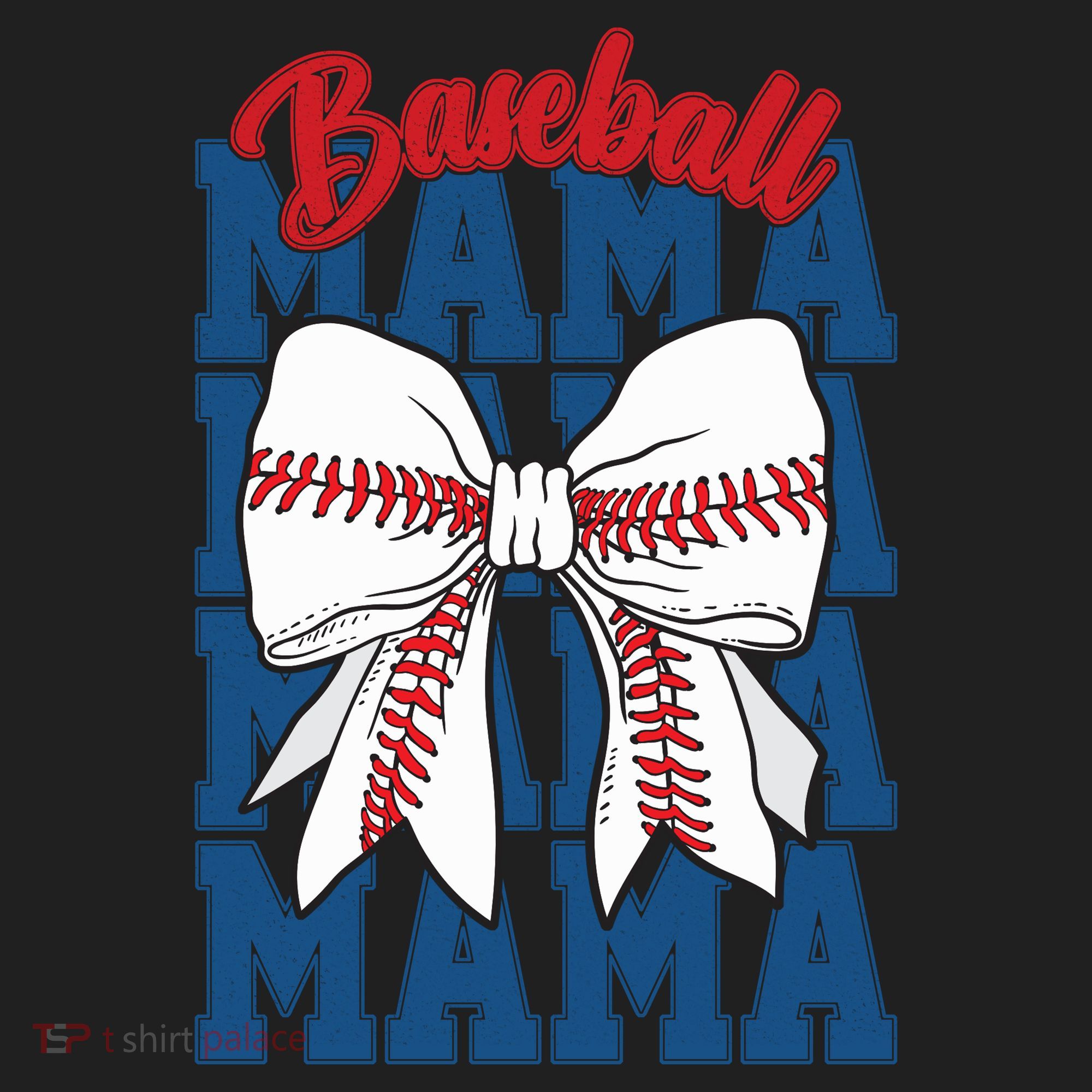 Baseball Mama Coquette Bow Game Day Baseball Mom Mother Women's Sweatshirt