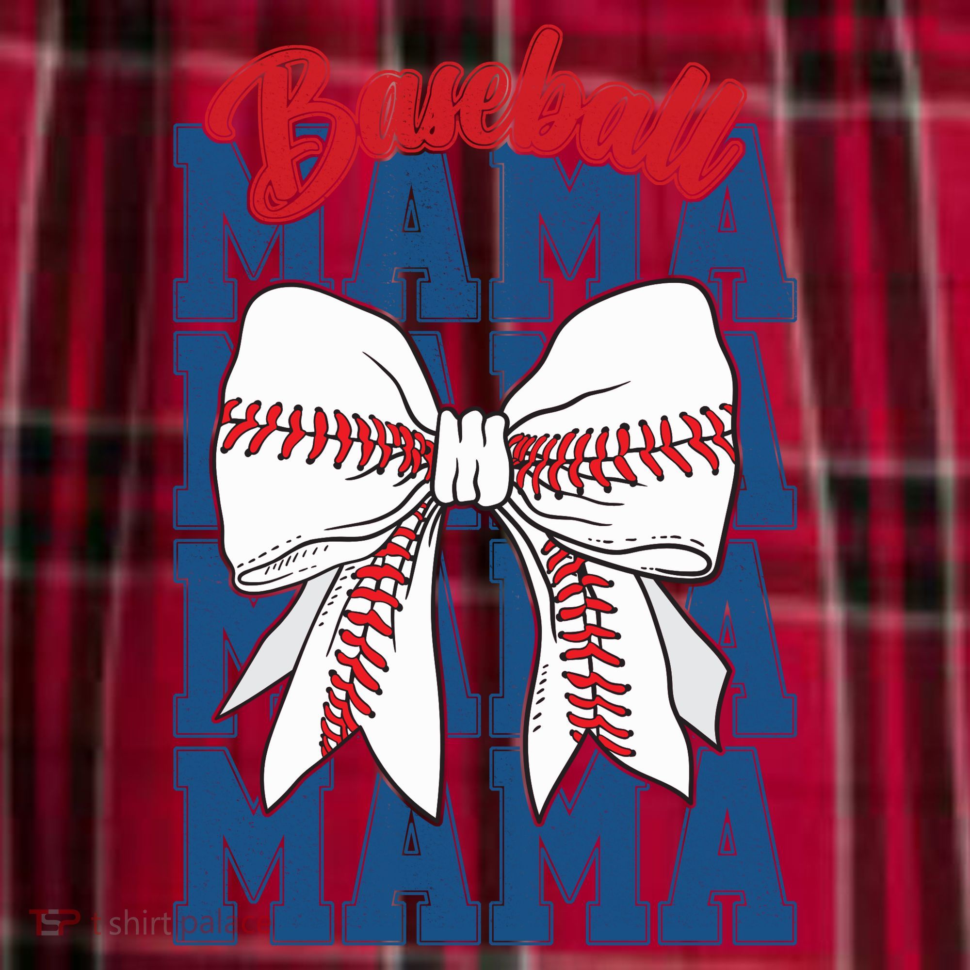 Baseball Mama Coquette Bow Game Day Baseball Mom Mother Men's Flannel Plaid Pajama Pants