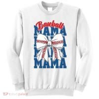 Baseball Mama Coquette Bow Game Day Baseball Mom Mother Sweatshirt thumb 0