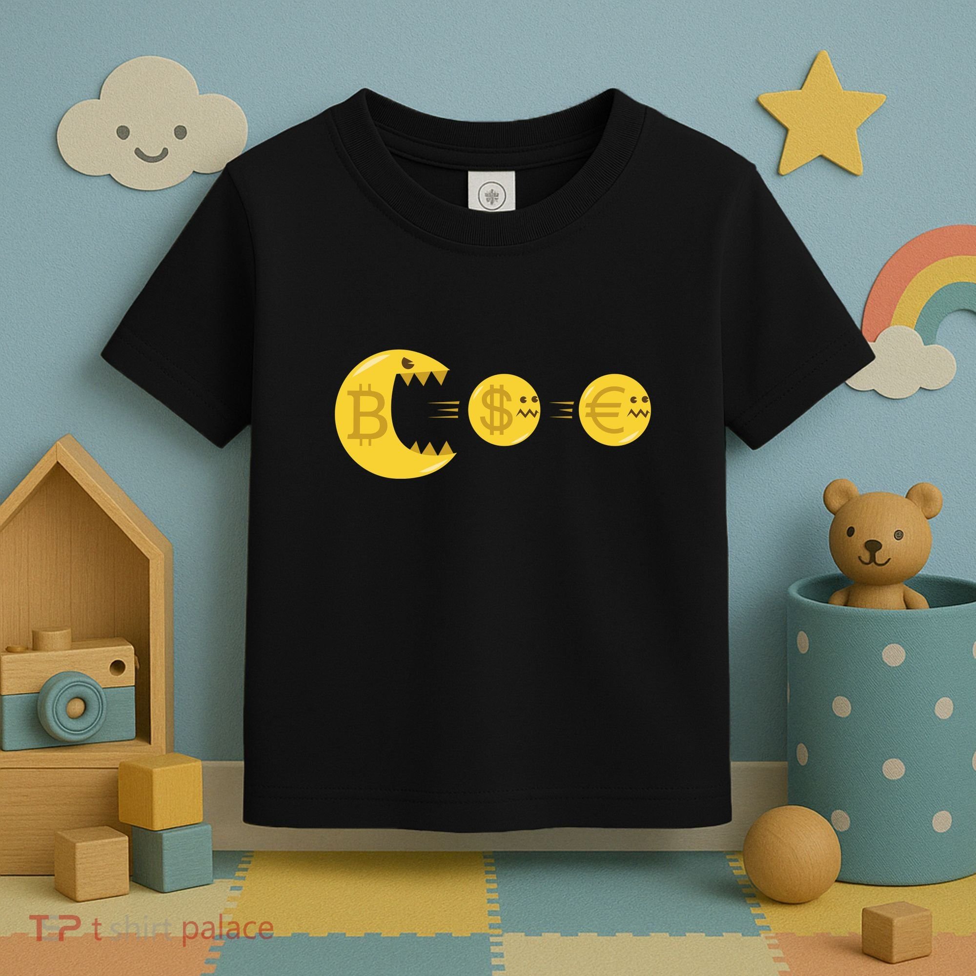 Bitcoin Monster Crypto Toddler T-Shirt