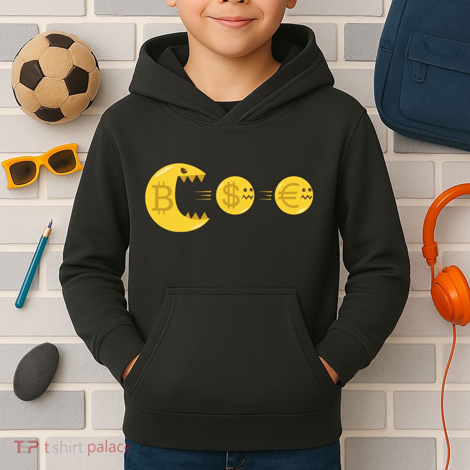 Bitcoin Monster Crypto Kids Hoodie