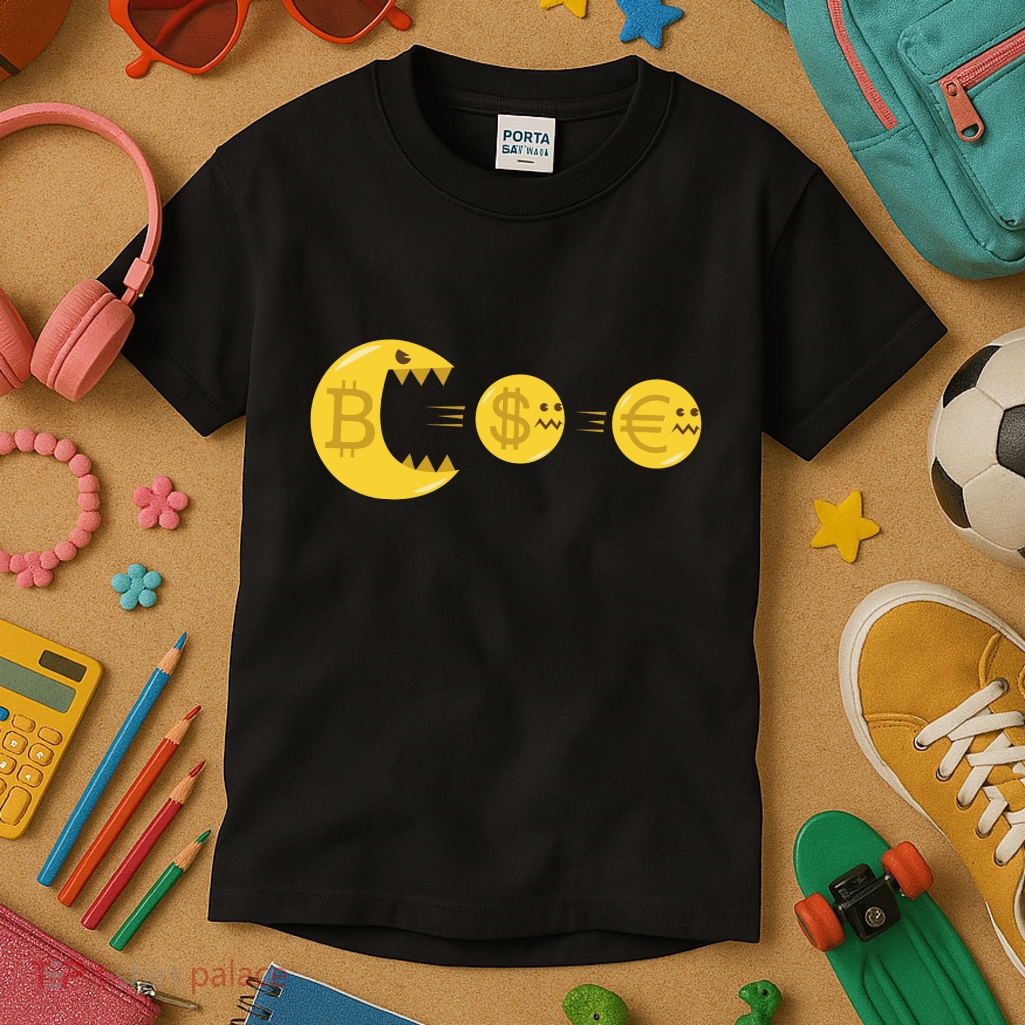 Bitcoin Monster Crypto Kids T-Shirt