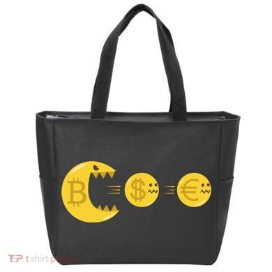 Bitcoin Monster Crypto Tote Bag
