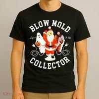 Blow Mold Collector Light It Up Christmas Halloween T-Shirt thumb 3