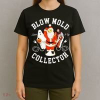 Blow Mold Collector Light It Up Christmas Halloween T-Shirt thumb 4