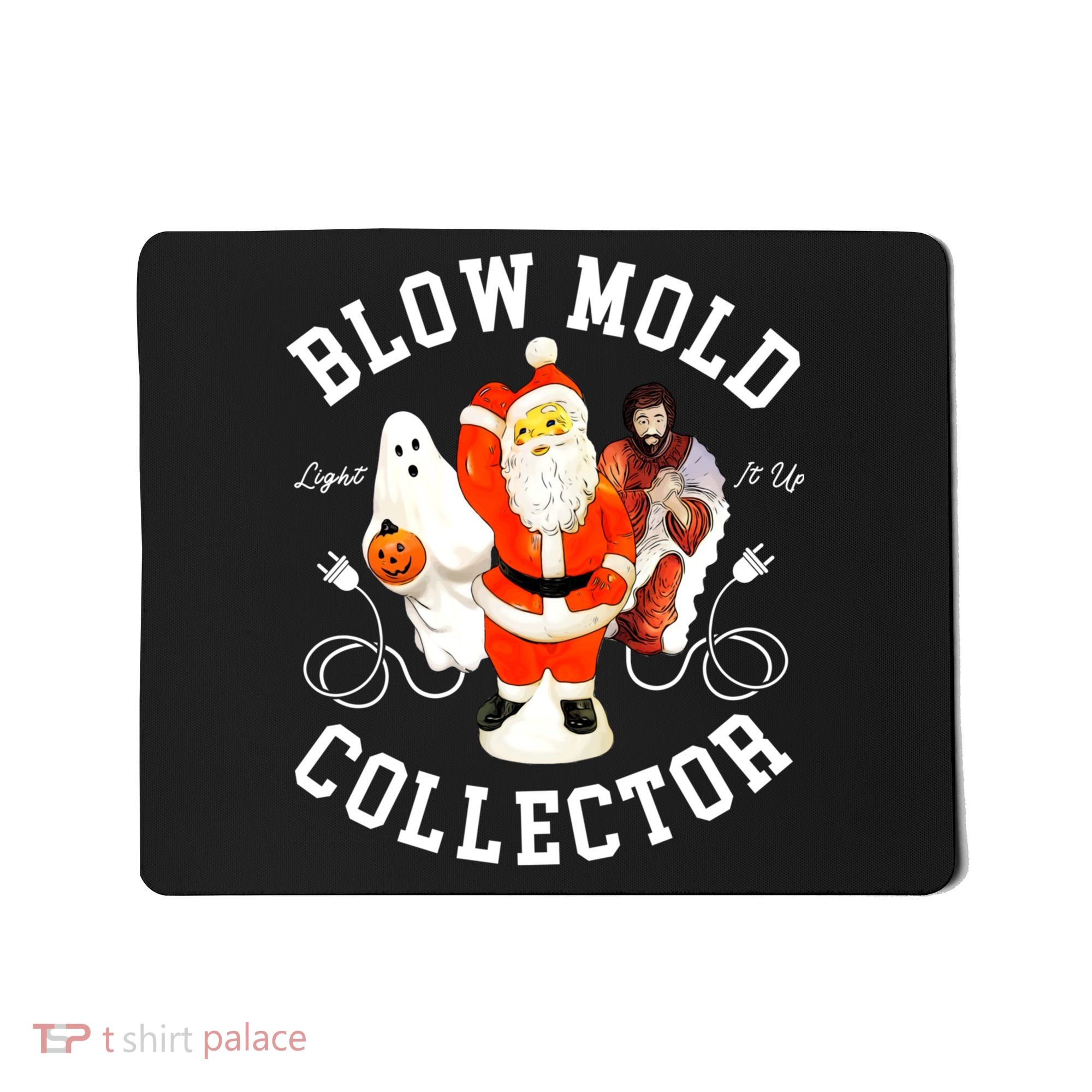 Blow Mold Collector Light It Up Christmas Halloween Mousepad