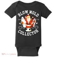 Blow Mold Collector Light It Up Christmas Halloween Baby Bodysuit thumb 0