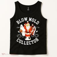Blow Mold Collector Light It Up Christmas Halloween Tank Top thumb 2