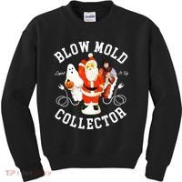 Blow Mold Collector Light It Up Christmas Halloween Kids Sweatshirt thumb 0