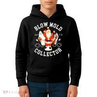 Blow Mold Collector Light It Up Christmas Halloween Kids Hoodie thumb 4