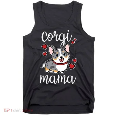 Blue Merle Corgi Tank Top