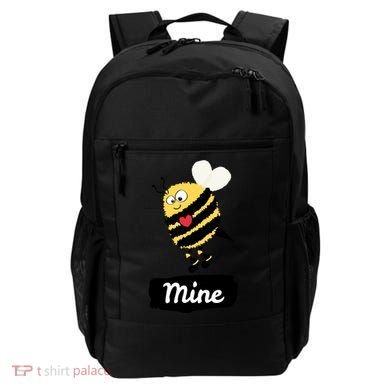 Be Mine Cute Funny Bee Bumblebee Honeybee Valentine's Day Gift Backpack