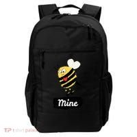 Be Mine Cute Funny Bee Bumblebee Honeybee Valentine's Day Gift Backpack thumb 0
