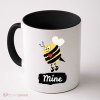 Be Mine Cute Funny Bee Bumblebee Honeybee Valentine's Day Gift Coffee Mug thumb 0