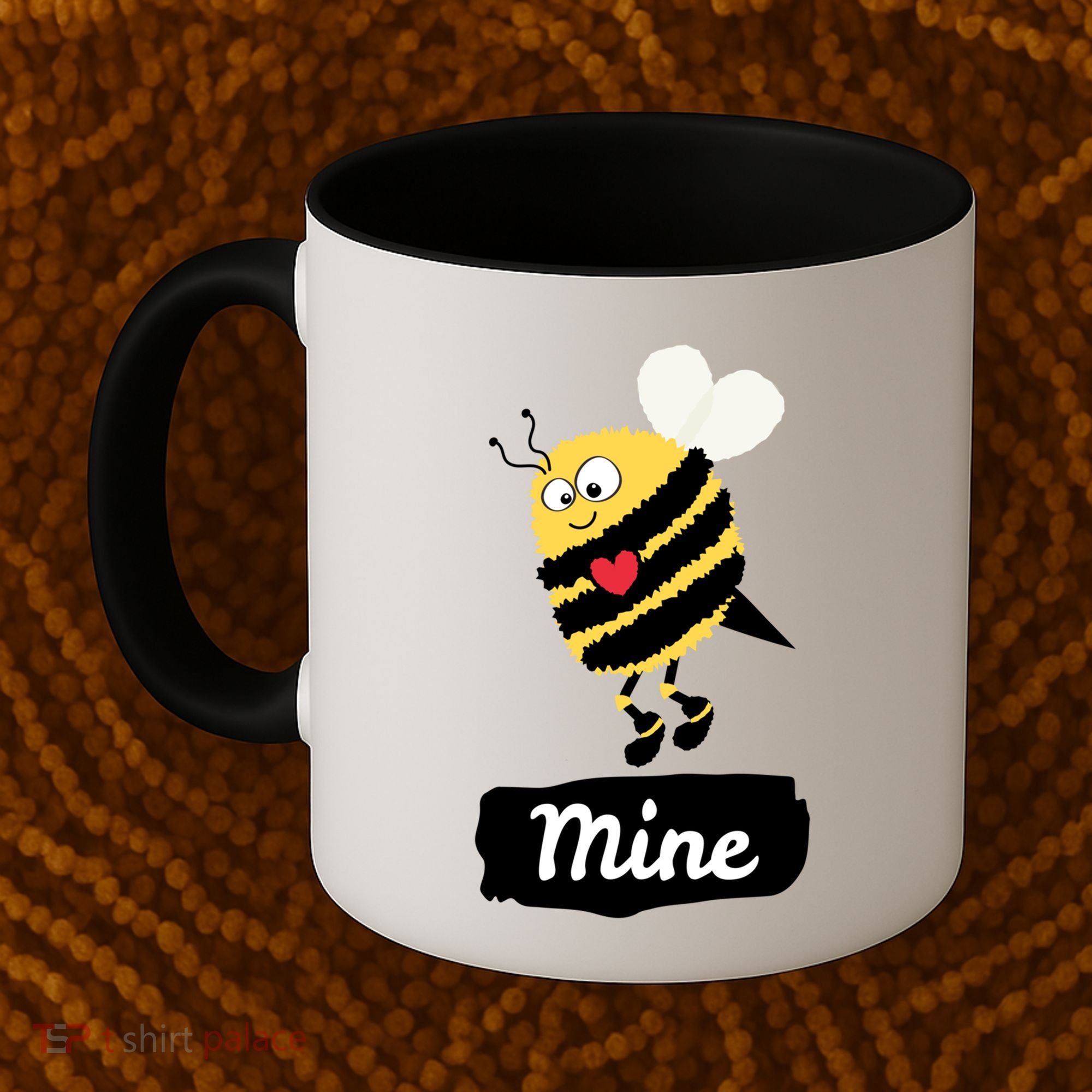 Be Mine Cute Funny Bee Bumblebee Honeybee Valentine's Day Gift Coffee Mug
