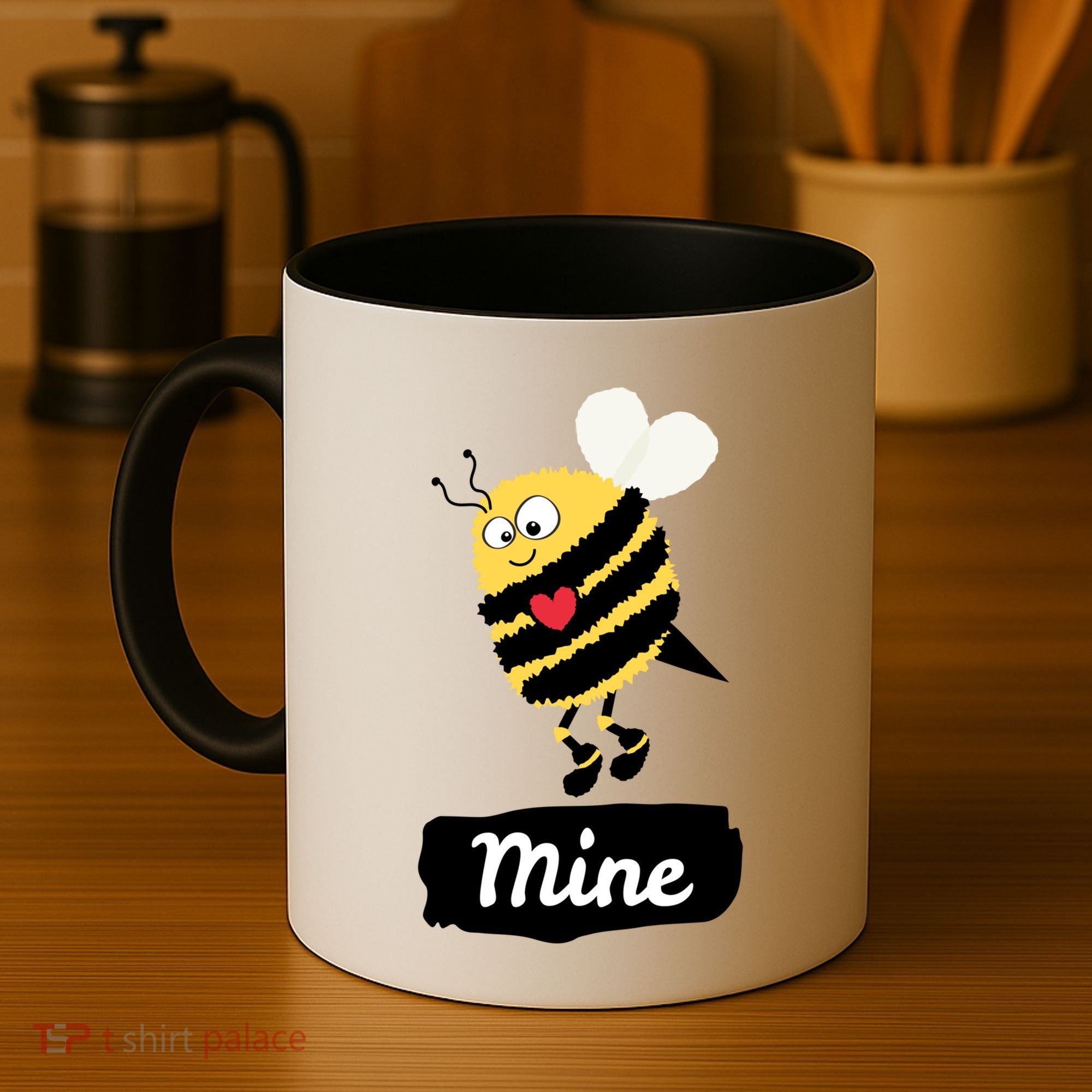 Be Mine Cute Funny Bee Bumblebee Honeybee Valentine's Day Gift Coffee Mug