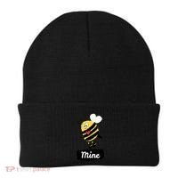 Be Mine Cute Funny Bee Bumblebee Honeybee Valentine's Day Gift Beanie thumb 0