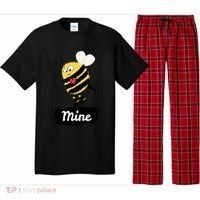 Be Mine Cute Funny Bee Bumblebee Honeybee Valentine's Day Gift Pajama Set thumb 0