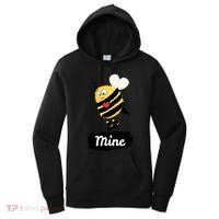 Be Mine Cute Funny Bee Bumblebee Honeybee Valentine's Day Gift Women's Hoodie thumb 0