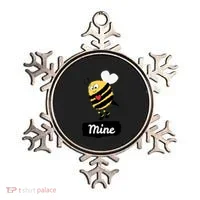 Be Mine Cute Funny Bee Bumblebee Honeybee Valentine's Day Gift Ornament thumb 0