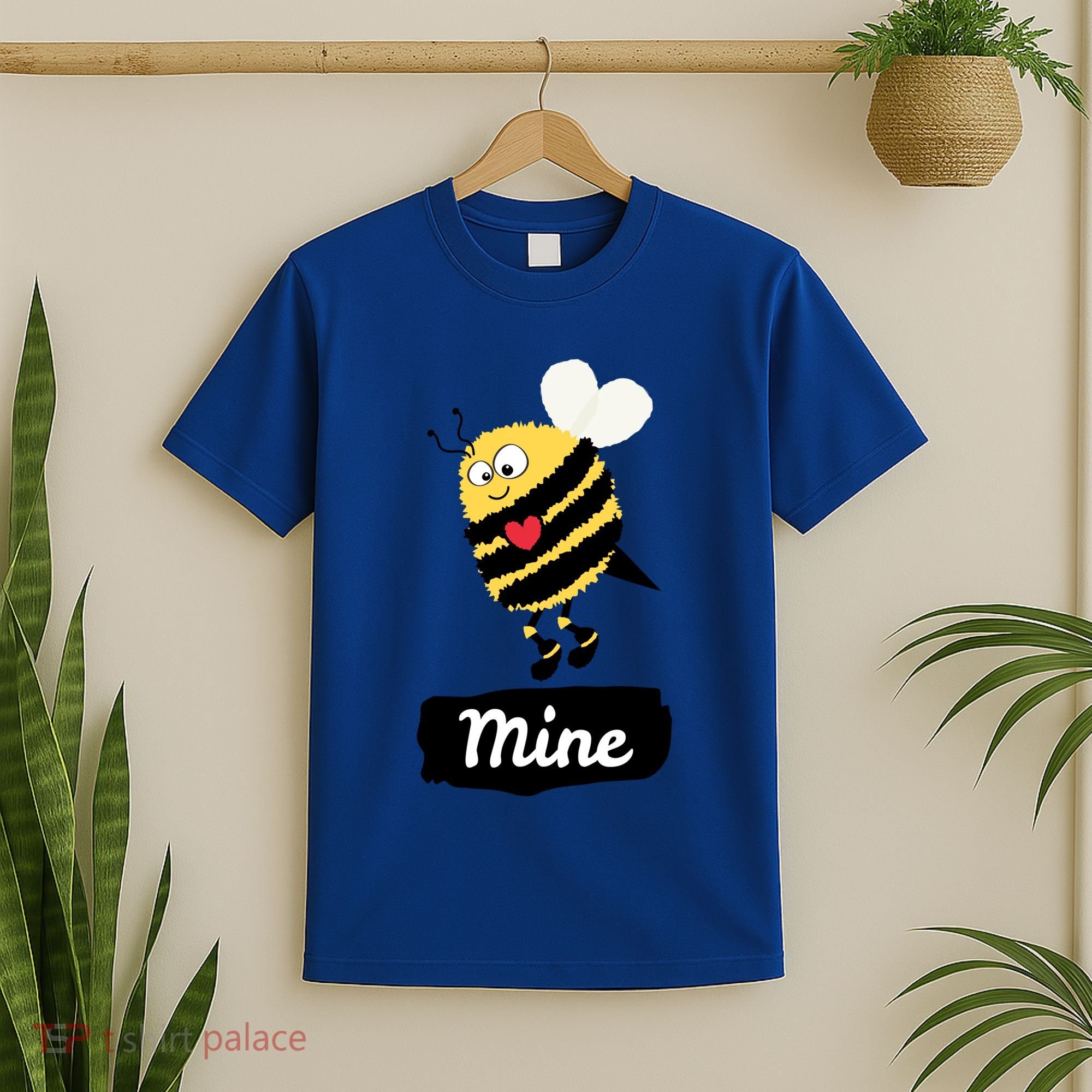 Be Mine Cute Funny Bee Bumblebee Honeybee Valentine's Day Gift T-Shirt