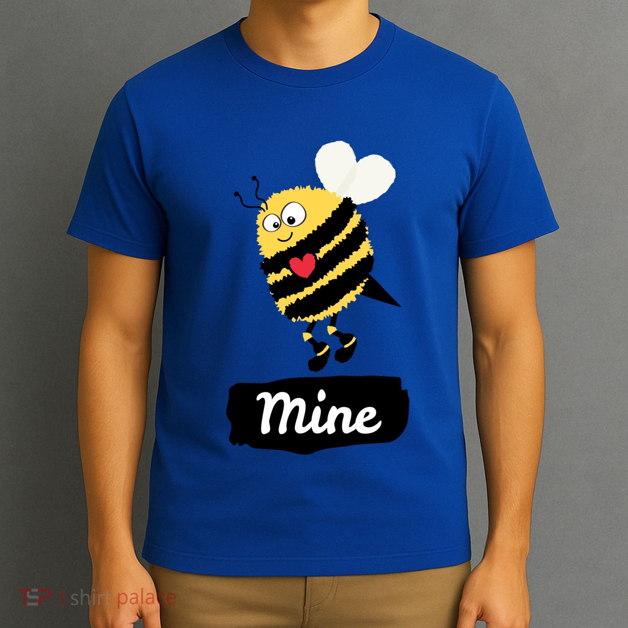 Be Mine Cute Funny Bee Bumblebee Honeybee Valentine's Day Gift T-Shirt