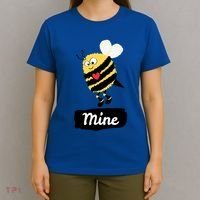 Be Mine Cute Funny Bee Bumblebee Honeybee Valentine's Day Gift T-Shirt thumb 4