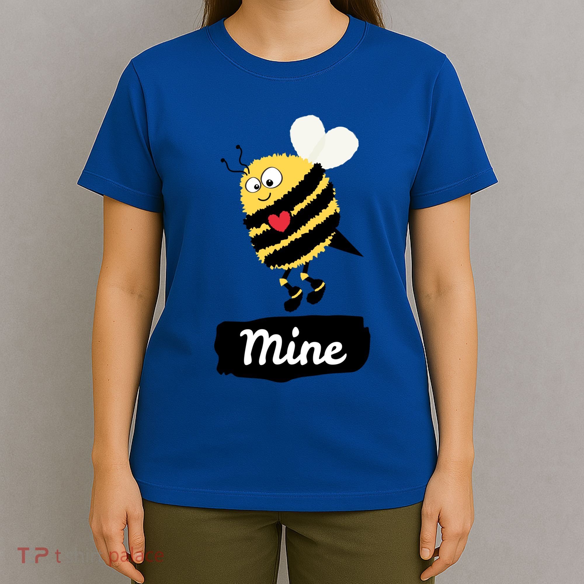 Be Mine Cute Funny Bee Bumblebee Honeybee Valentine's Day Gift T-Shirt