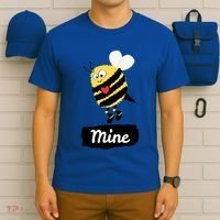 Be Mine Cute Funny Bee Bumblebee Honeybee Valentine's Day Gift T-Shirt thumb 6