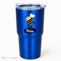 Be Mine Cute Funny Bee Bumblebee Honeybee Valentine's Day Gift Tumbler thumb 0