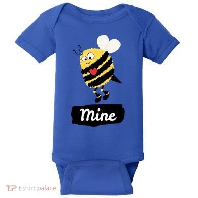 Be Mine Cute Funny Bee Bumblebee Honeybee Valentine's Day Gift Baby Bodysuit