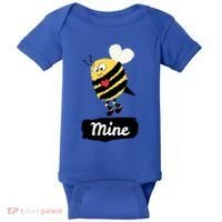Be Mine Cute Funny Bee Bumblebee Honeybee Valentine's Day Gift Baby Bodysuit thumb 0