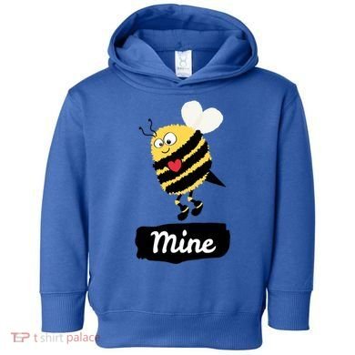 Be Mine Cute Funny Bee Bumblebee Honeybee Valentine's Day Gift Toddler Hoodie