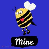 Be Mine Cute Funny Bee Bumblebee Honeybee Valentine's Day Gift Toddler Hoodie thumb 2