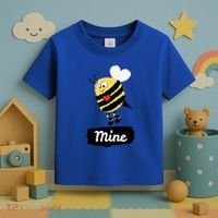 Be Mine Cute Funny Bee Bumblebee Honeybee Valentine's Day Gift Toddler T-Shirt thumb 3