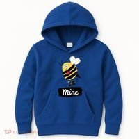 Be Mine Cute Funny Bee Bumblebee Honeybee Valentine's Day Gift Kids Hoodie thumb 0