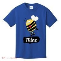 Be Mine Cute Funny Bee Bumblebee Honeybee Valentine's Day Gift Kids T-Shirt thumb 0