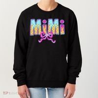 Baseball Mimi Coquette Bow Ice Cream Baseball Drip For Women's Sweatshirt thumb 0