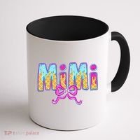 Baseball Mimi Coquette Bow Ice Cream Baseball Drip For Coffee Mug thumb 1