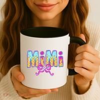 Baseball Mimi Coquette Bow Ice Cream Baseball Drip For Coffee Mug thumb 3